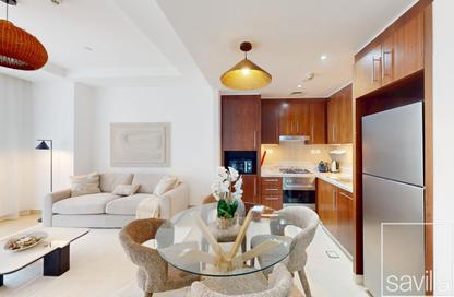 Apartment - 1 - 2 for rent in Boulevard Point - Downtown Dubai - Dubai