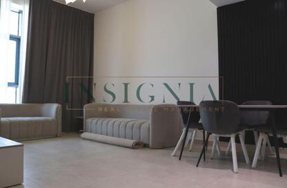 Apartment - 2 - 2 for rent in The V Tower - Dubai Land Residence Complex - Dubai