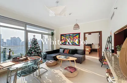 شقة - غرفة نوم - 2 حمامات للايجار في A برج فيوز - برج فيوز - وسط مدينة دبي - دبي