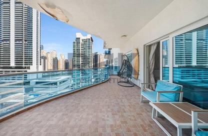 Apartment - 2 Bedrooms - 3 Bathrooms for rent in Cascades Tower - Dubai Marina - Dubai Apartment - 2 Bedrooms - 3 Bathrooms for rent in Cascades Tower - Dubai Marina - Dubai