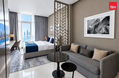 Apartment - 1 Bathroom for rent in Damac Maison Prive B - Damac Maison Prive - Business Bay - Dubai