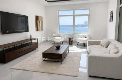 Apartment - 3 Bedrooms - 4 Bathrooms for rent in Jash Falqa - Shoreline Apartments - Palm Jumeirah - Dubai