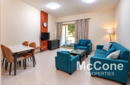 Apartment - 1 - 1 for rent in Al Dhafra 4 - Al Dhafra - Greens - Dubai