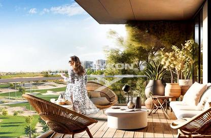 Apartment - 2 - 2 for sale in Golf Greens 1 Tower B - Golf Greens 1 - Golf Greens - Damac Hills - Dubai