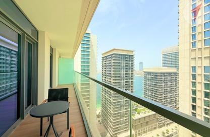 شقة - غرفة نوم - 1 حمام للايجار في برج Marina Vista 1 - مارينا فيستا - إعمار بيتشفرونت - دبي هاربور - دبي