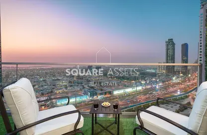 شقة - غرفة نوم - 1 حمام للايجار في فندق ومساكن برج باراماونت - الخليج التجاري - دبي