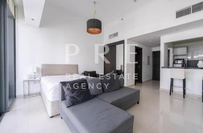 Apartment - Studio - 1 Bathroom for rent in Silverene Tower B - Silverene - Dubai Marina - Dubai