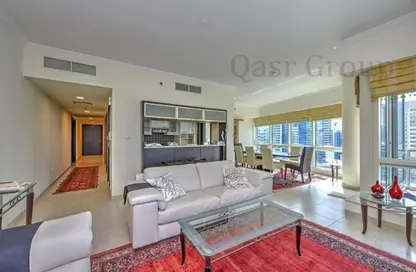 شقة - 2 غرف نوم - 3 حمامات للايجار في المجرة 2 - المجرة - دبي مارينا - دبي