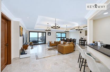 Apartment - 4 - 5 for rent in The Fairmont Palm Residence North - The Fairmont Palm Residences - Palm Jumeirah - Dubai