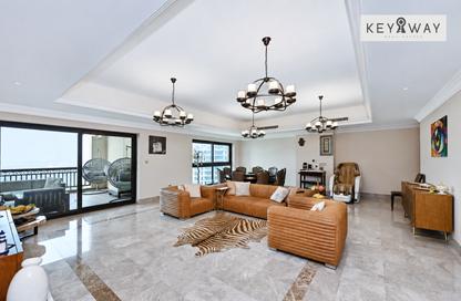Apartment - 4 - 5 for rent in The Fairmont Palm Residence North - The Fairmont Palm Residences - Palm Jumeirah - Dubai