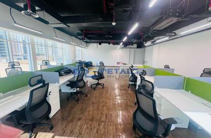Office Space - Studio - 1 Bathroom for rent in Clover Bay Tower - Business Bay - Dubai