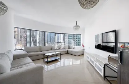 Apartment - 3 Bedrooms - 3 Bathrooms for rent in Time Place Tower - Dubai Marina - Dubai