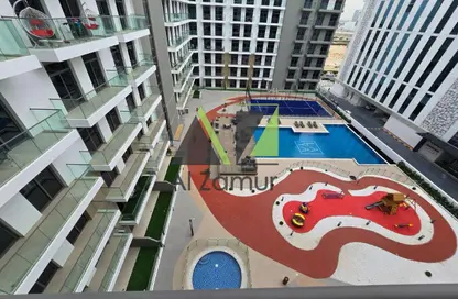 Apartment - 1 Bedroom - 2 Bathrooms for rent in Laya Heights - Dubai Studio City - Dubai