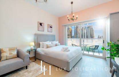 Apartment - Studio - 1 for rent in Marina View Tower B - Marina View - Dubai Marina - Dubai