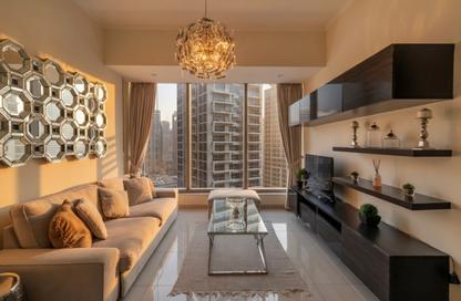 Apartment - 1 Bedroom - 1 Bathroom for rent in Silverene Tower B - Silverene - Dubai Marina - Dubai