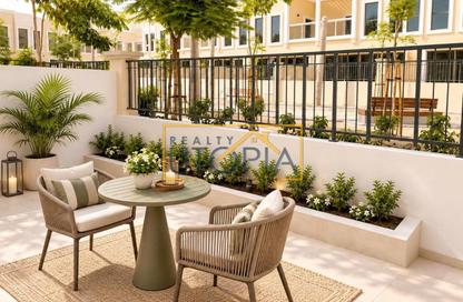 Townhouse - 4 - 3 for rent in Malta - Damac Lagoons - Dubai