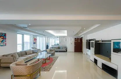 Apartment - 3 Bedrooms - 4 Bathrooms for rent in Emirates Crown - Dubai Marina - Dubai