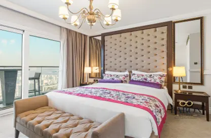 النزل و الشقق الفندقية - غرفة نوم - 1 حمام للايجار في ديوكس ذا بالم - نخلة جميرا - دبي