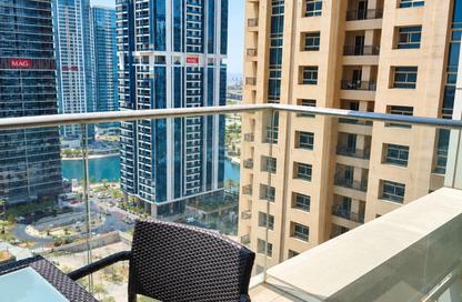 Apartment - 1 - 2 for rent in Bonnington Tower - JLT Cluster J - Jumeirah Lake Towers - Dubai