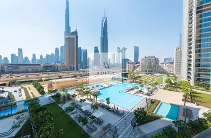 Apartment - 3 Bedrooms - 3 Bathrooms for rent in Downtown Views II Tower 3 - Downtown Views II - Zabeel 2 - Zabeel - Dubai