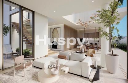 Villa - 6 - 7+ for sale in Beach Collection Frond E - Beach Collection - Palm Jebel Ali - Dubai