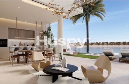 Villa - 6 - 7+ for sale in Beach Collection Frond E - Beach Collection - Palm Jebel Ali - Dubai