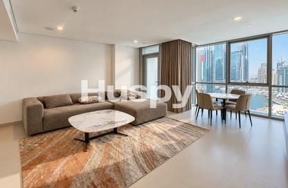 Apartment - 1 - 2 for rent in LIV Waterside - Dubai Marina - Dubai