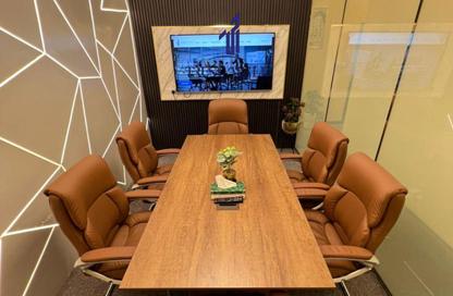 Business Centre - Studio - 7 Bathrooms for rent in Dar Al Salam Building - Corniche Road - Abu Dhabi