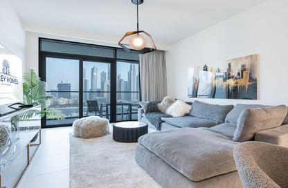 شقة - 2 غرف نوم - 2 حمامات للايجار في برج Marina Vista 2 - مارينا فيستا - إعمار بيتشفرونت - دبي هاربور - دبي