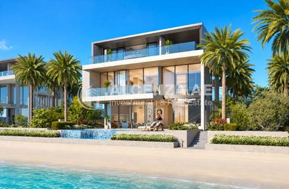 Villa - 5 - 6 for sale in Beach Collection Frond C - Beach Collection - Palm Jebel Ali - Dubai