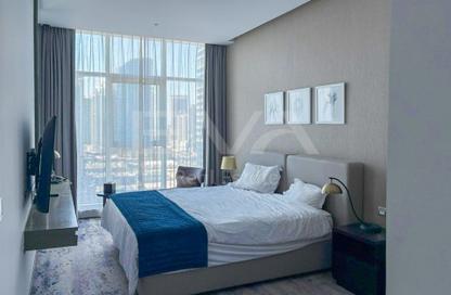 Apartment - Studio - 1 Bathroom for rent in Damac Maison Prive A - Damac Maison Prive - Business Bay - Dubai