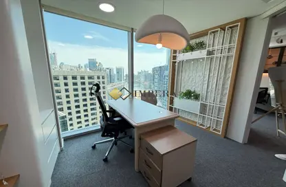 Office Space - Studio - 2 Bathrooms for rent in The Binary Tower - Business Bay - Dubai