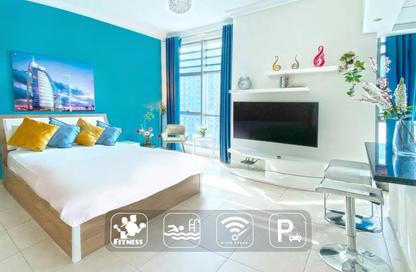 Apartment - Studio - 1 for rent in Zumurud Tower - Dubai Marina - Dubai