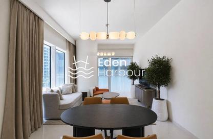 Apartment - 1 - 1 for rent in Grand Bleu Tower 2 - Grand Bleu - Emaar Beachfront - Dubai Harbour - Dubai