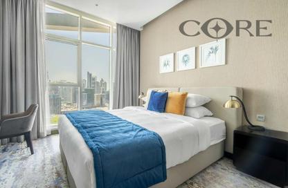 Apartment - Studio - 1 for rent in Damac Maison Prive A - Damac Maison Prive - Business Bay - Dubai