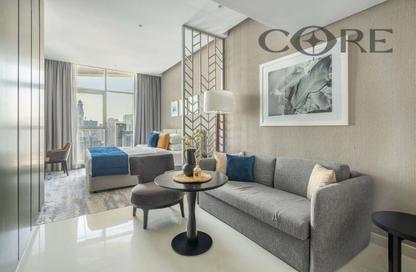Apartment - Studio - 1 for rent in Damac Maison Prive A - Damac Maison Prive - Business Bay - Dubai