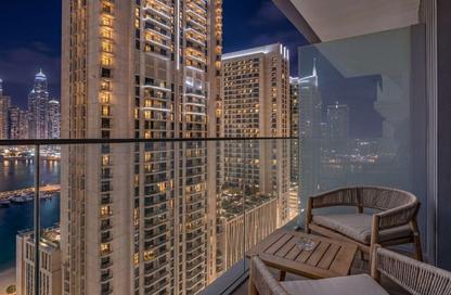 Apartment - 1 Bedroom - 1 Bathroom for rent in Beach Isle Tower 2 - Beach Isle - Emaar Beachfront - Dubai Harbour - Dubai