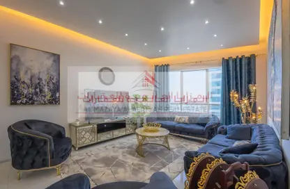 Apartment - 2 Bedrooms - 3 Bathrooms for rent in Beach Tower 1 - Al Khan Lagoon - Al Khan - Sharjah