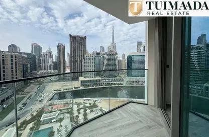 Apartment - Studio - 1 Bathroom for rent in Peninsula Three - Peninsula - Business Bay - Dubai