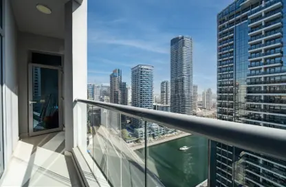 Apartment - 3 Bedrooms - 3 Bathrooms for rent in Marina Wharf 2 - Marina Wharf - Dubai Marina - Dubai