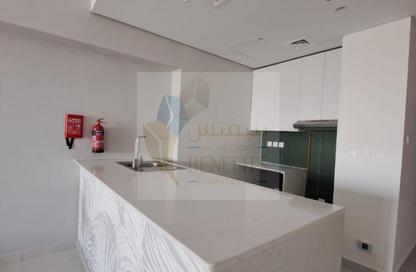 Apartment - Studio - 1 for rent in Blue Waves Tower - Dubai Land Residence Complex - Dubai