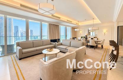 Apartment - 4 - 5 for rent in Kempinski Blvd (The address Blvd) - Downtown Dubai - Dubai