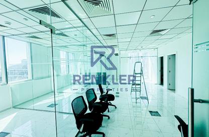 Office Space - Studio - 1 Bathroom for rent in The Prism - Business Bay - Dubai