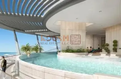 Apartment - 2 Bedrooms - 3 Bathrooms for sale in Ajman Corniche Residences - Ajman Corniche Road - Ajman