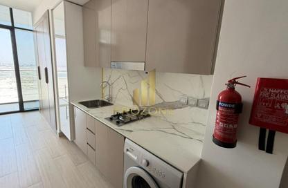 Apartment - Studio - 1 Bathroom for rent in Azizi Riviera 1 - Azizi Riviera - Meydan One - Meydan - Dubai