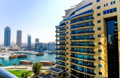 Apartment - Studio - 1 Bathroom for rent in Sparkle Tower 2 - Sparkle Towers - Dubai Marina - Dubai