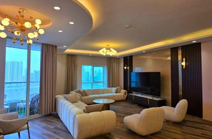 Apartment - 3 Bedrooms - 3 Bathrooms for sale in Al Sondos Tower - Al Khan Lagoon - Al Khan - Sharjah