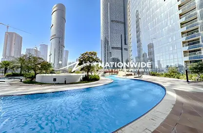Apartment - 1 Bedroom - 1 Bathroom for rent in The Gate Tower 1 - Shams Abu Dhabi - Al Reem Island - Abu Dhabi