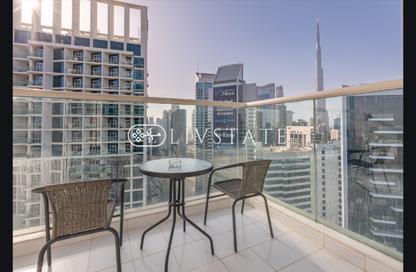 Apartment - Studio - 1 for rent in Damac Maison Prive B - Damac Maison Prive - Business Bay - Dubai