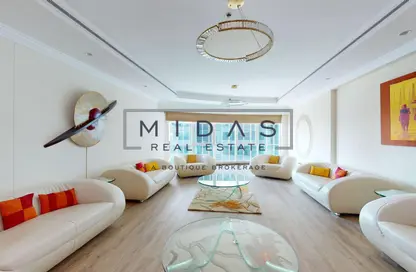 Apartment - 3 Bedrooms - 4 Bathrooms for rent in Al Seef Tower - Dubai Marina - Dubai